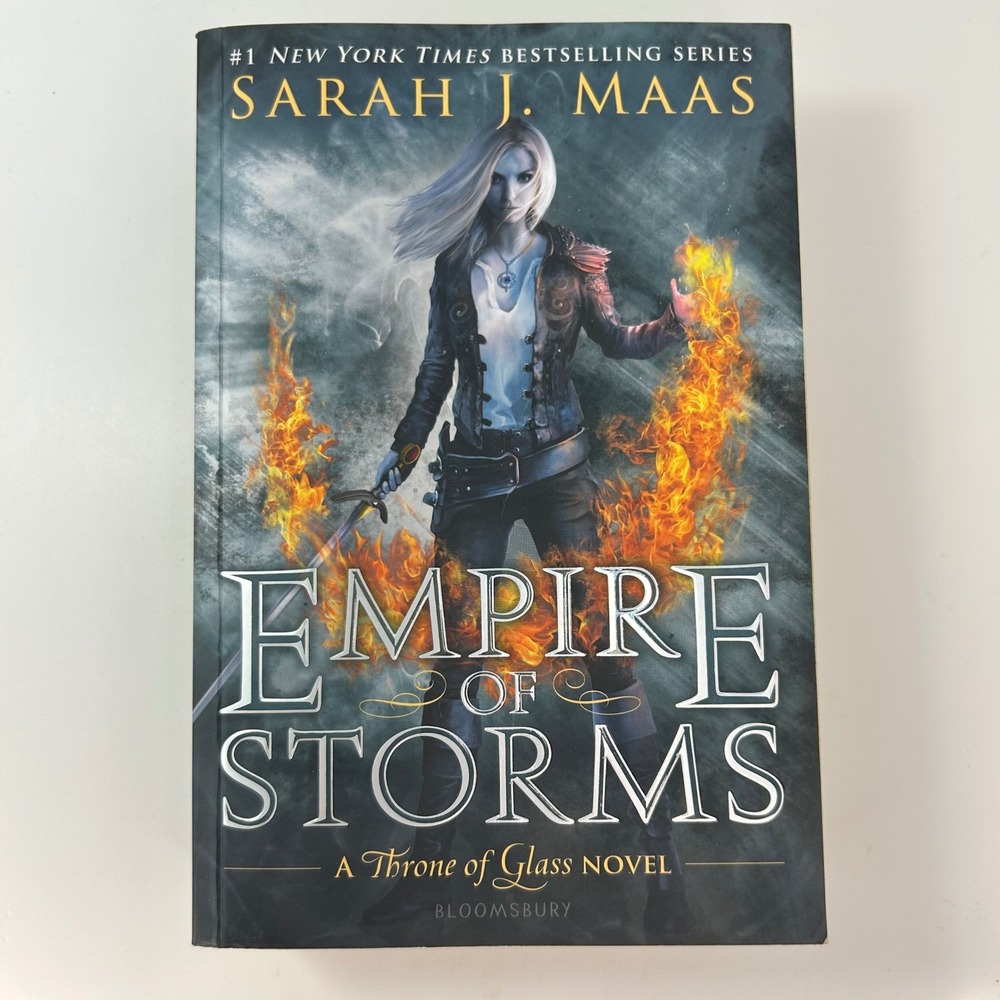 Empire of Storms Paperback by Sarah J. Maas Throne of Glass